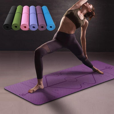 Non-Slip TPE Yoga Mat CuddleNest Enterprise