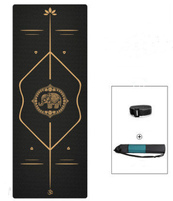 Thickened & Widened Gold Line Yoga Mat CuddleNest Enterprise