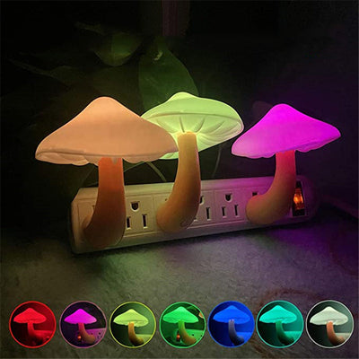 LED Mushroom Wall Night Light Revive