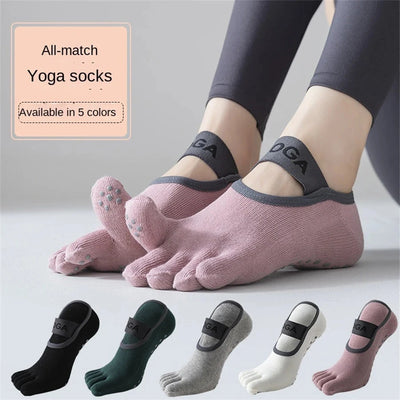 Women's Five Finger Yoga Socks CuddleNest Enterprise