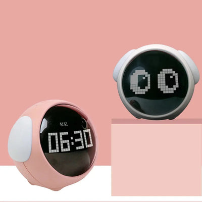 Cute Expression Alarm Clock with Night Light Revive