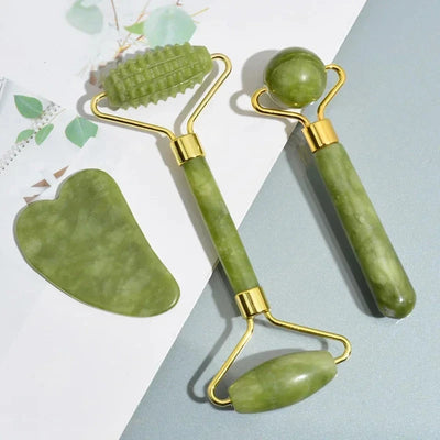 Natural Jade Roller & Gua Sha Set CuddleNest Enterprise