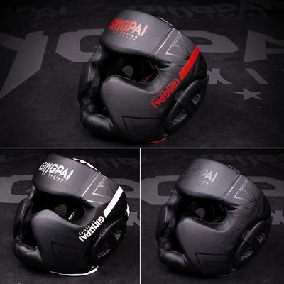 Full-Covered PU Boxing Helmet CuddleNest Enterprise
