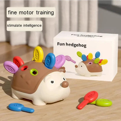 Hedgehog Montessori Sensory Baby Toy CuddleNest Enterprise